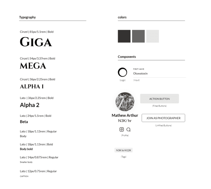 Design Language Components Design Language Components